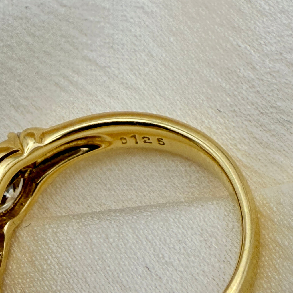 Sunshine and Rainbows ☀️ 🌈 (Vintage 18KT Yellow Gold 1.25 CTW Natural Diamond Band)